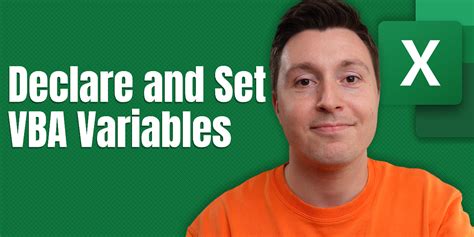 VBA Data Types: How to Declare (Dim) and Set VBA Variables.